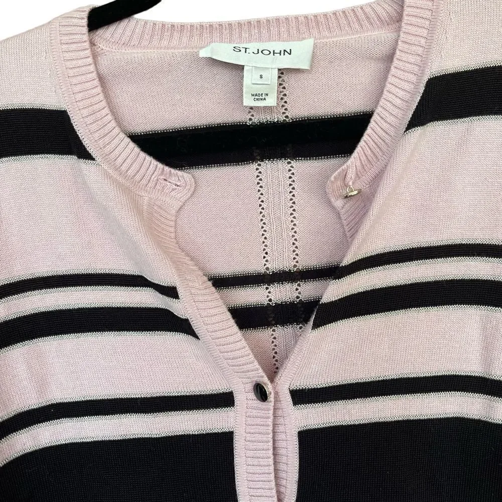 St. John tank blouse and cardigan set